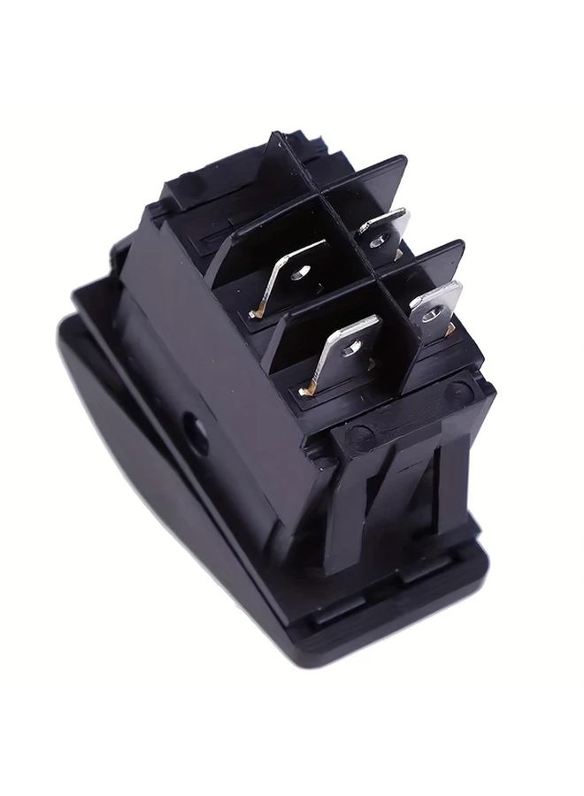مفتاح التفاف لسيارة DC 12V وقارب وعربة سكن متنقلة، قطعة واحدة، أحمر، بسرعتين، وأربعة دبابيس - Image 5