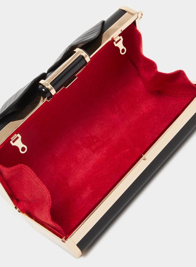 Styli Floral Corsage Bag with Chain Strap - Image 4