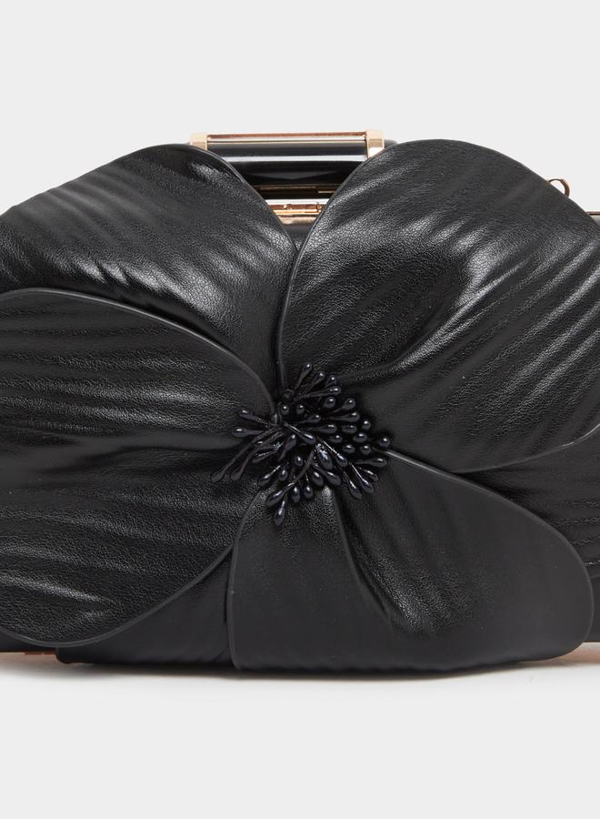 Styli Floral Corsage Bag with Chain Strap - Image 3