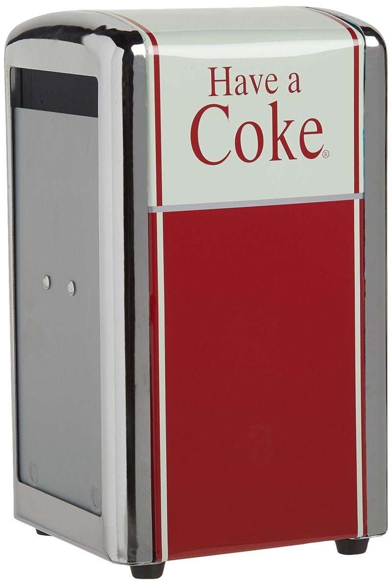 TableCraft Coca-Cola Have A Coke Napkin Dispenser Small - Image 1