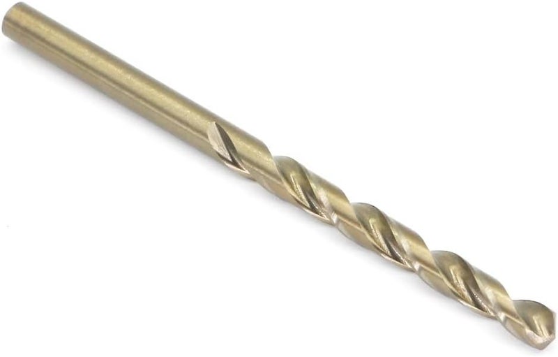 LingGan Metric Cobalt Drill Bits 5mm 10PCS, M35 high Speed Steel, high Hardness Straight Shank Drill, Mechanical or Hand Drill for Drilling, Suitable for Stainless Steel, Iron, Copper and Aluminum. - Image 2