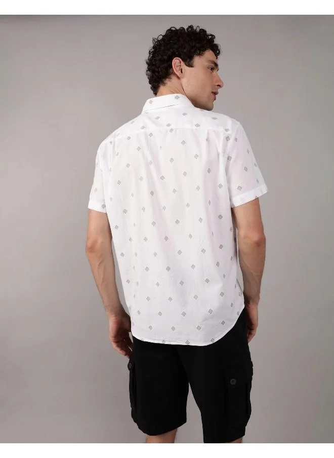 امريكان ايجل AE Poolside Printed Button-Up Shirt