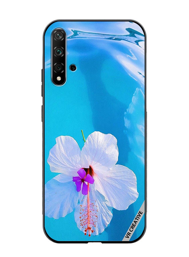 VR CREATIVE Protective Case Cover For Huawei Nova 5T Flower Design Multicolour - Image 1
