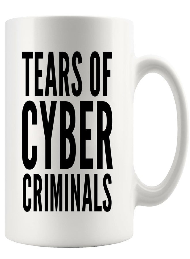 Panvola Tears Of Cyber Criminals Programmer Gifts Cyber Security Expert Gift Cybersecurity Computer Programming Developers Coders Computer Engineer Computer Science IT Ceramic Mug 11 oz White - Image 1