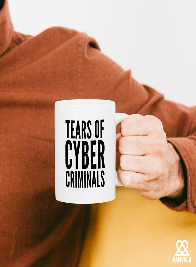 Panvola Tears Of Cyber Criminals Programmer Gifts Cyber Security Expert Gift Cybersecurity Computer Programming Developers Coders Computer Engineer Computer Science IT Ceramic Mug 11 oz White - Image 5