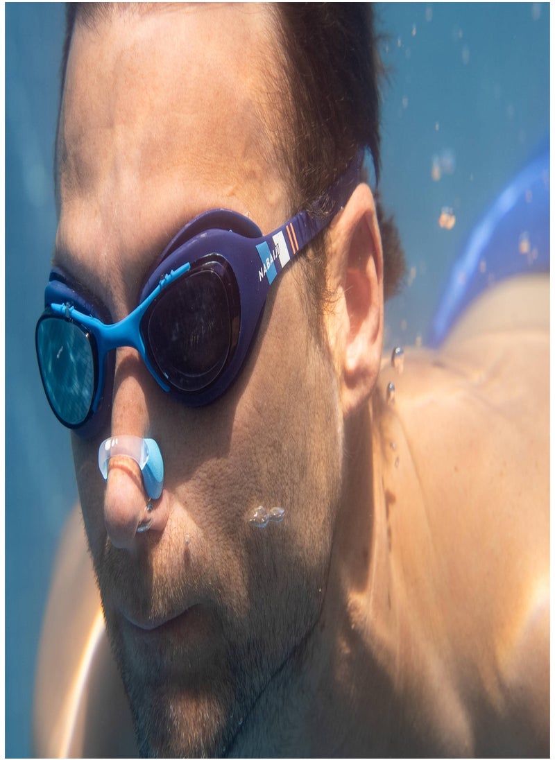 NABAIJI NABAIJI by DECATHLON, Swimming Floating Nose Clip Grey Blue  - Image 4