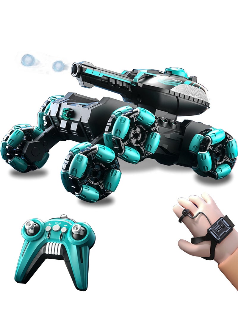 HEROCKX - New remote control car tank, swing arm stunt deformation car, dump truck, six-wheel four-wheel drive toy remote control car - Image 1