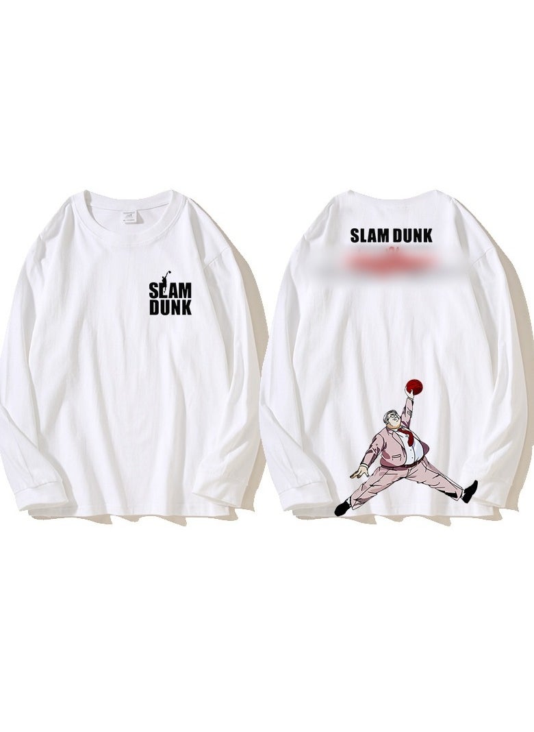 KUYING New Anime Slam Dunk Long Sleeve T-shirt  - Image 1