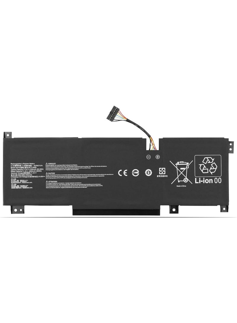 ماكس باور بطارية لابتوب BTY-M492 لأجهزة MSI WF66 WF76 Pulse GL66 GL76 Katana GF66 GF76 11UC 11UD 11UE 12UE Sword 15 A11U Crosshair 15 17 A11UEK Series 53.5Wh 11.4V 4700mAh - Image 1