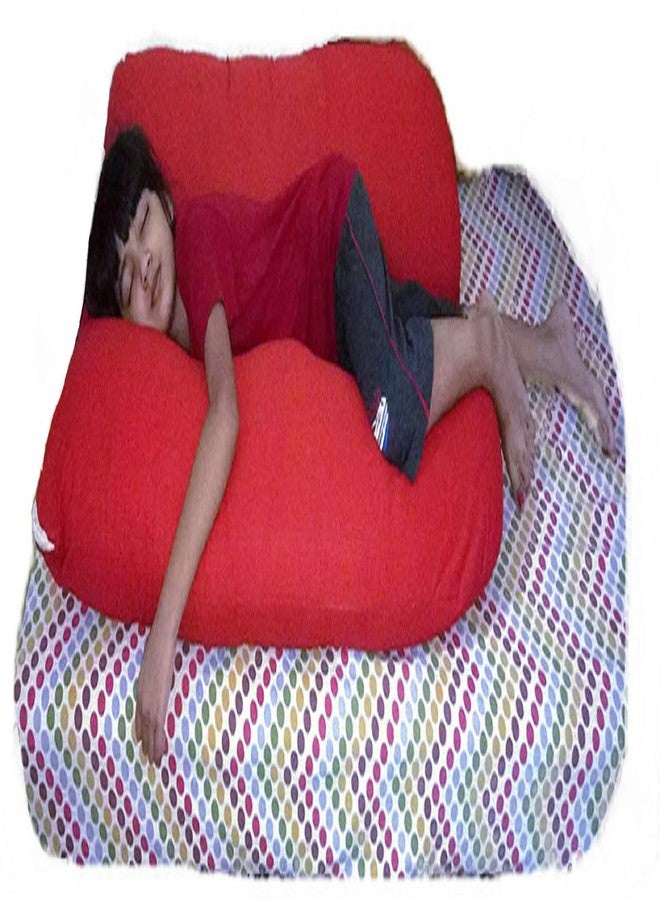 Coca Industries with Hi Flipper Kids Comfort-U-Shaped Body Pillow for Kids (Orange) Pillow Cover (Limited Edition) - Image 1