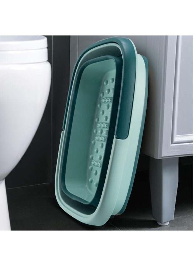 Bukela Foot Bath Collapsible Foot Bath Foot Soak Tub with Handle Foot Spa Bath 15L/4 Gallons Massager Foot Soaking Bath Basin Feet for Dry Cracked Feet, Pedicure Foot Soak, Home Spa Treatment - Image 3