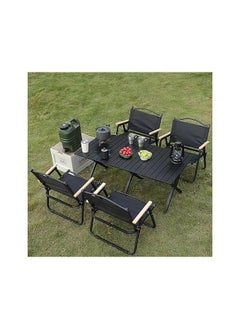 Value Portable Camping Chair Foldable Fishing Picnic Chair with Wooden Handle  - Image 4