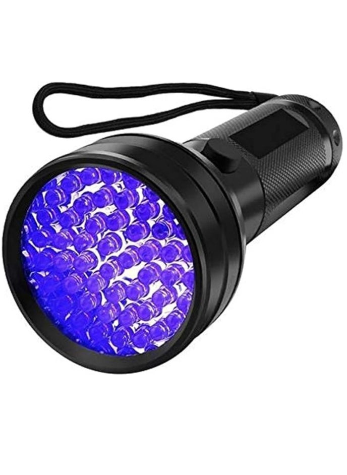 Spaceshoop Uv Led Flashlight 51 Leds 395nm Ultra Violet Torch Light Lamp Blacklight Detector for Dog Urine Pet Stains and Bed Bug  - Image 1