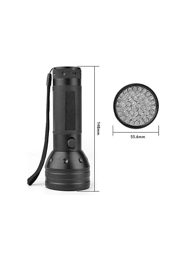Spaceshoop Uv Led Flashlight 51 Leds 395nm Ultra Violet Torch Light Lamp Blacklight Detector for Dog Urine Pet Stains and Bed Bug  - Image 4