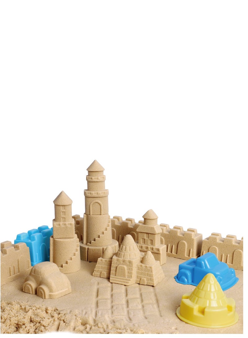 SAND BAE Self-Adhesive Moldable Magic Sand for Kids, Never Dry Out - Fun for Kids to Refill Sensory Sandbox Toys, Perfect for Shaping, Squeezing, Scooping, Rolling and Molding  - Image 4