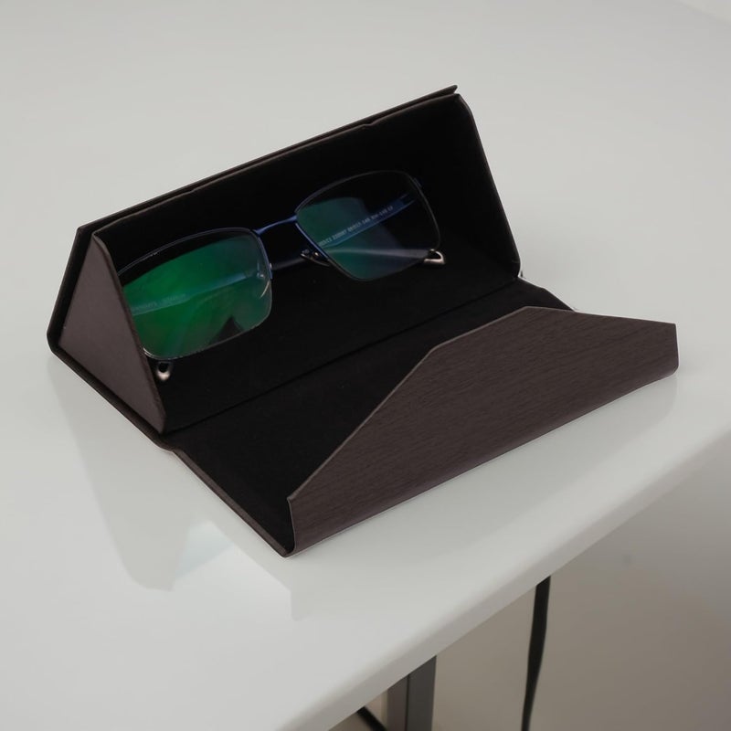 Styzere Folding Eyeglass Case Unisex Spectacles Specs Cover Men Women Hard Shell Portable - Image 3