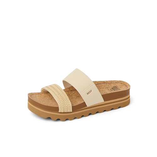 REEF Womens Sandals, Cushion Vista Hi, Vintage, 8.5 - Image 1