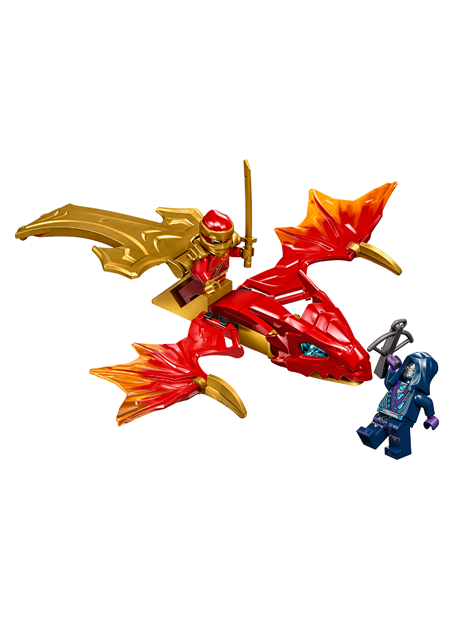 ليغو 71801 NINJAGO Kai’s Rising Dragon Strike Toy Ninja Playset with Kai Minifigure, Building Set for Kids, Gift Idea for Boys and Girls Aged 6 Years Old and Over