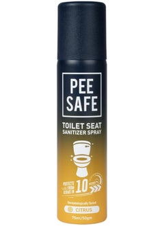 PEESAFE Toilet Seat Sanitizer Spray 75 Ml Citrus  - Image 1