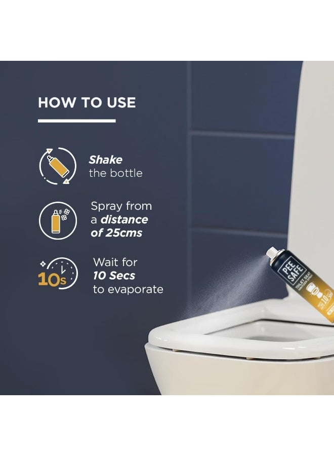 بيساف بخاخ معقم لمقعد المرحاض آمن للتبول 75 مل بنكهة الحمضيات - Image 3