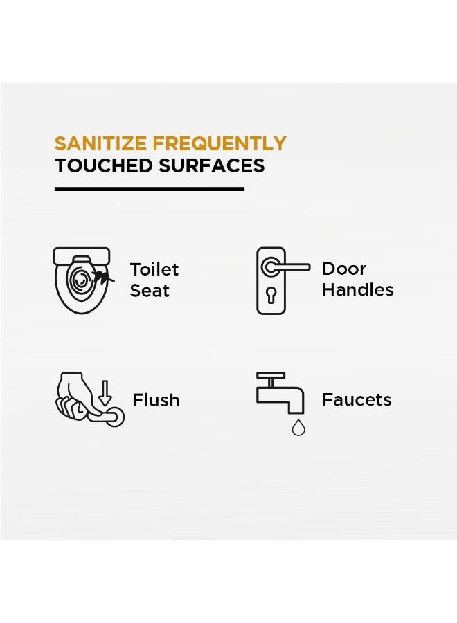 بيساف بخاخ معقم لمقعد المرحاض آمن للتبول 75 مل بنكهة الحمضيات - Image 5