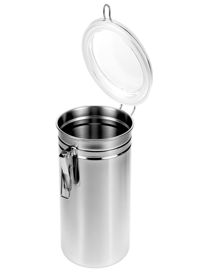 QWORK 4 Pack 62OZ Stainless Steel Canister Set with Lids - Airtight Food Storage Canisters, Sealable Jars for Coffee, Sugar, Flour, Tea - Image 4