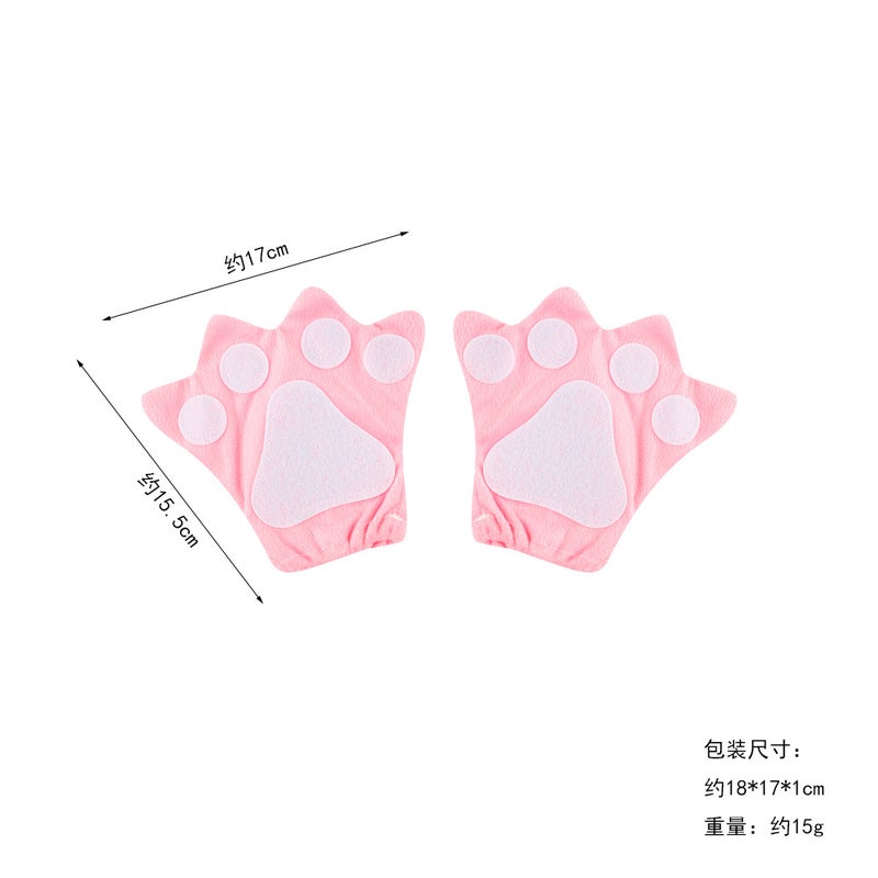 Cosplay Cartoon Claw Mittens Pink gloves 