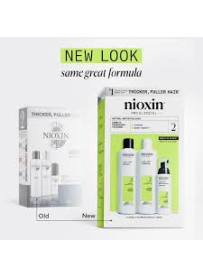 نيوكسين مجموعة تجريبية Nioxin System 2 - Image 3