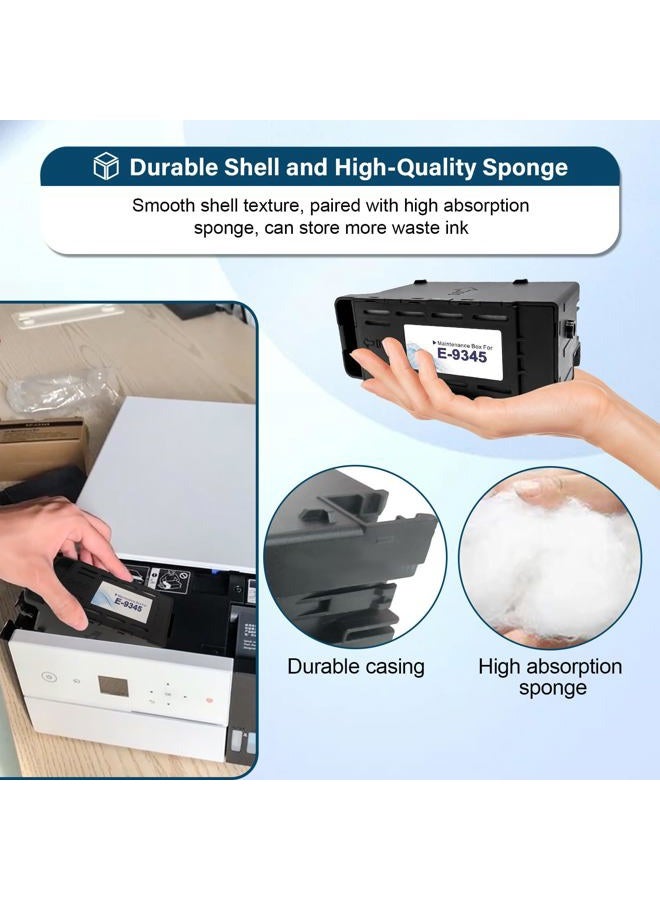 OIXXAF INK+ C9345 Maintenance Box Remanufactured for ET-8550 ET-16600 ET-5850 WF-7840 ET-5800 ET-16650 ET-8500 WF-7820 ET-5880 WF-7310 ST-C8000 ST-C8090 Printer - Image 3