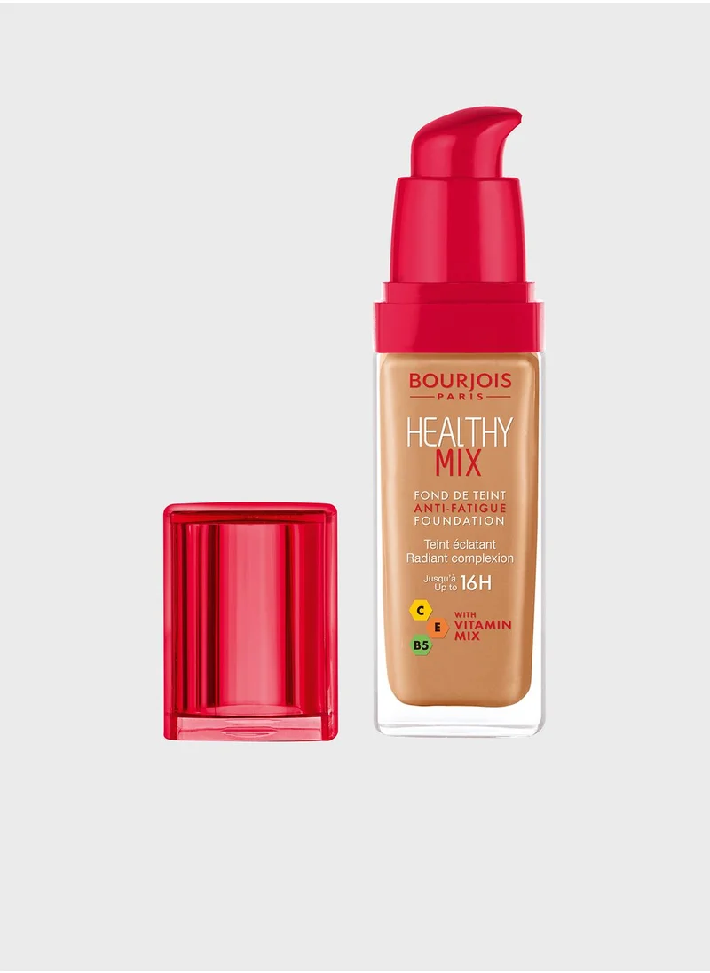 BOURJOIS PARIS Healthy Mix Anti-Fatigue Foundation 57 Dark Tan