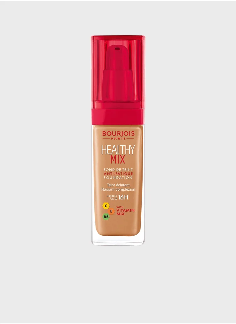 BOURJOIS PARIS Healthy Mix Anti-Fatigue Foundation 57 Dark Tan