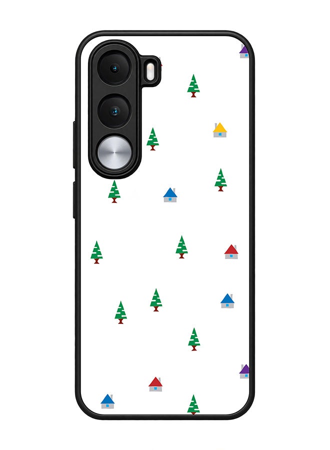 Stylizedd Rugged Case for realme C100i / C100x / P4x- Slim Fit Hybrid Rubber Cover Cabin Wood - Image 1