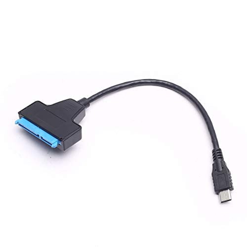 DEVMO USB 3.1 Type C to SATA III HDD SSD 2.5" Hard Drive Adapter Cable 22-Pin UASP - Image 1