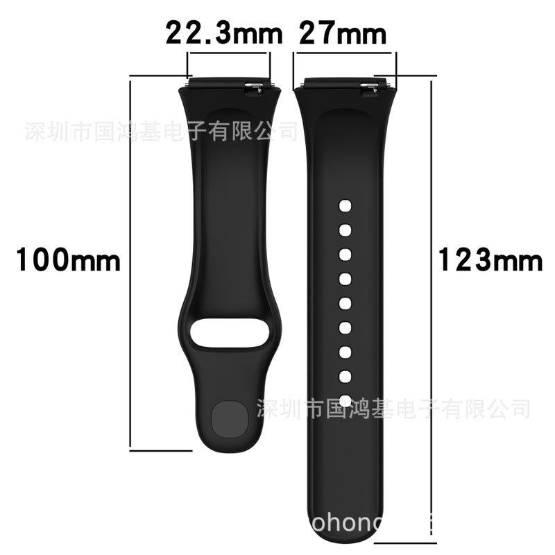 Guohongji Suitable For Red Rice Watch 3 Youth Edition Strap Redmi Watch Silicone All-In-One Xiaomi Smart - Image 4