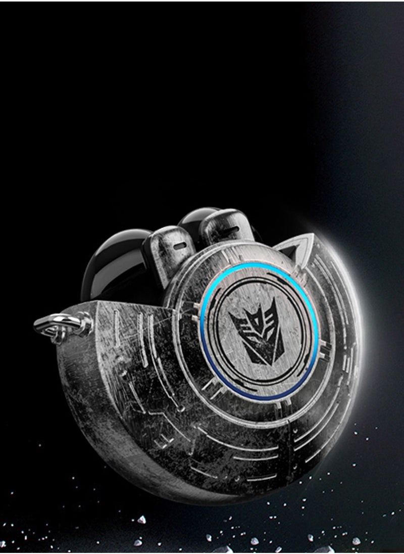 TRANSFORMERS - TF-T31 Wireless Bluetooth Earphones TWS, Environmental Noise Cancellation, 25 Hour Battery Life, Fast Charging, Gaming and Music Mode, Touch Controls – Black - Image 1