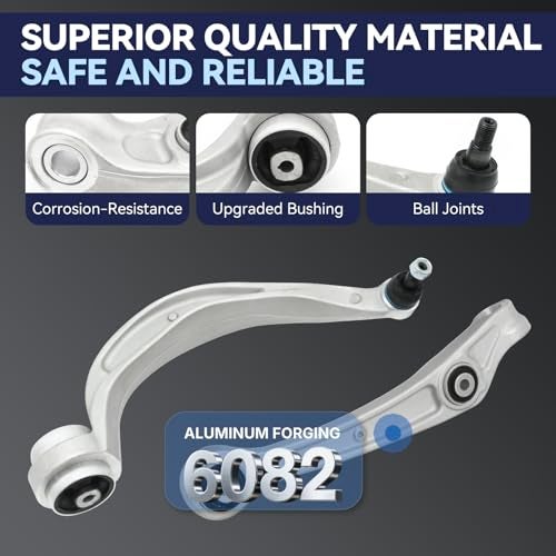 UGFC Front Suspension Kit Lower Control Arm Compatible with 2013-2016 Audi A4 Quattro, 2014-2016 A5 Quattro, Q5 RS5,S4/S5,2013 A4 - Image 5