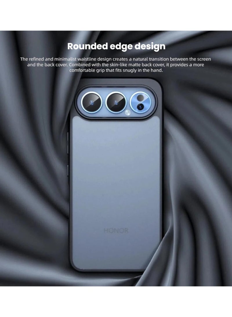 general Case Compatible with Honor 500 Pro 5G, Hard PC + TPU Semi-transparent Matte Finish Anti-drop Airbag Protective Case - Full-coverage Lens Protection - Image 5