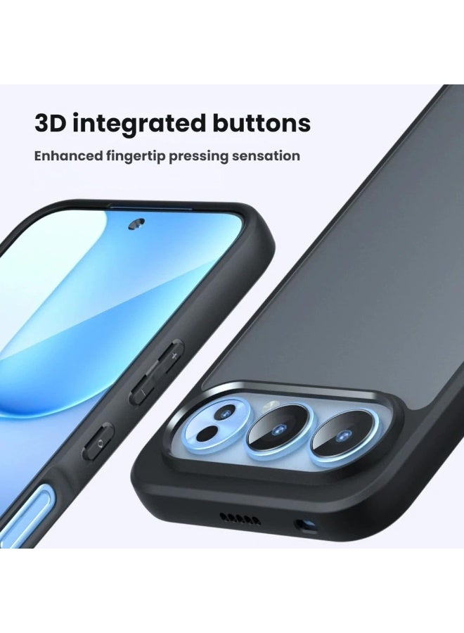 general Case Compatible with Honor 500 Pro 5G, Hard PC + TPU Semi-transparent Matte Finish Anti-drop Airbag Protective Case - Full-coverage Lens Protection - Image 4