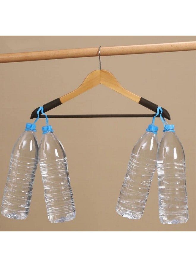 VIHAX VIHAX Wooden Hanger For Clothes Hanging | Hangers For Wardrobe And Cupboard | Non-Slip Bar | Precisely Cut Notches | 360 Degree Swivel Chrome Hook | Hanging Garments And Accessories (20 Pieces)  - Image 5