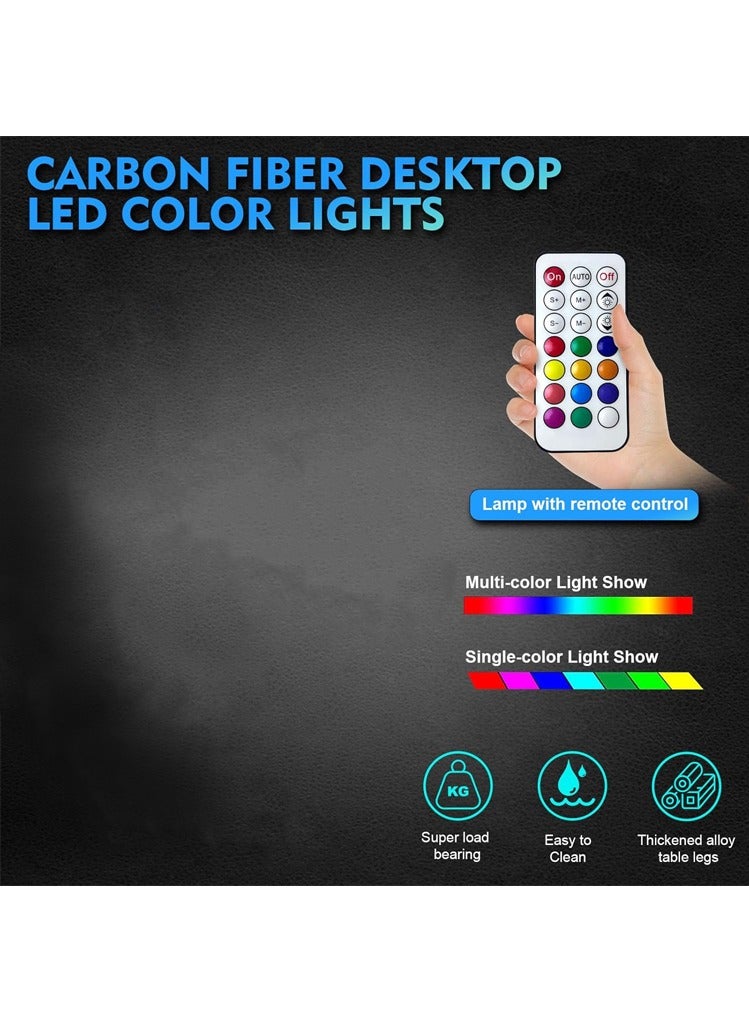 لحظة مرح طاولة كمبيوتر للألعاب 120×60سم مع اضاءة RGB - Image 5