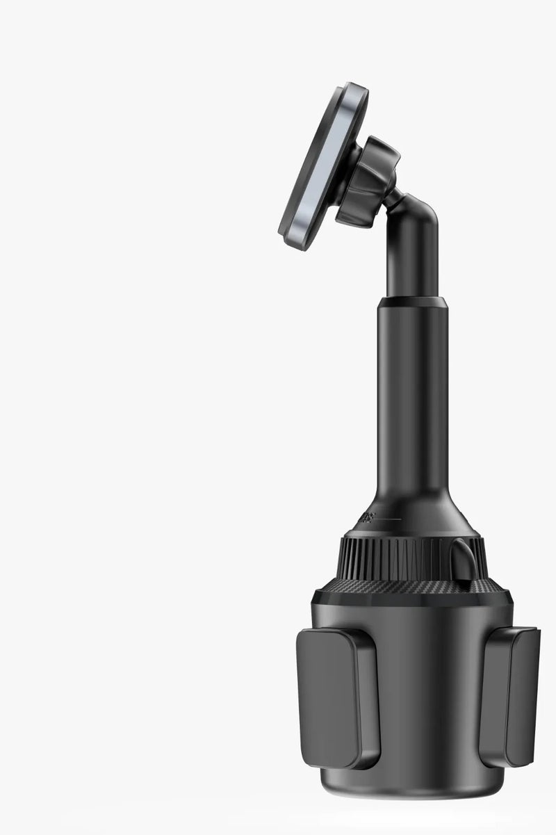 GREEN LION MagSafe Cup Phone Holder GX-43 with Universal Metal Ring & Sturdy Telescopic Arm / 360° Rotation / Anti-Slip Silicone Pad /  Cup Holder Fit Size: 3.0-4.0 - Black - Image 2