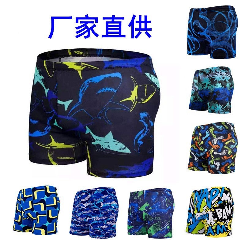 Generic Mens Plus Size Swim Shorts Printed Pool Trunks 908 mixed colors randomly [wholesale special shot]