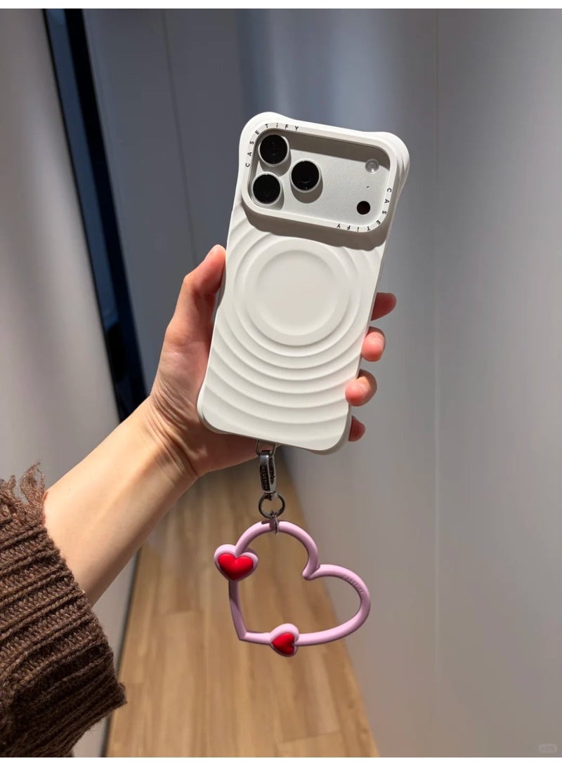 CASETiFY Heart Silicone Phone Ring Holder, Anti-Loss Lanyard Clip - Image 3