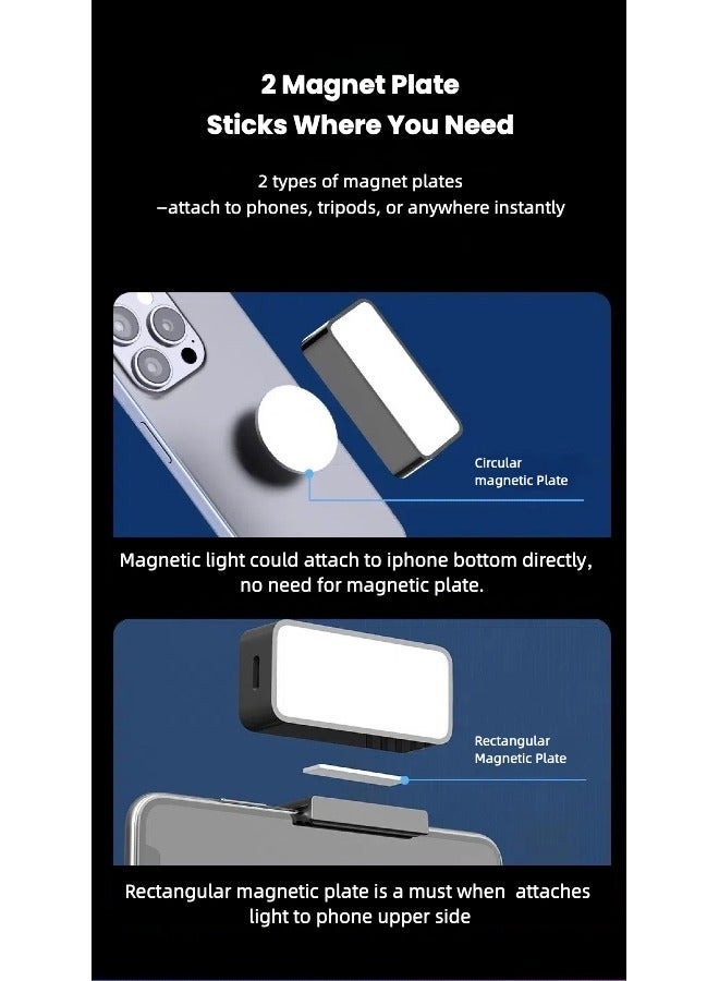 Bukela Magnetic Mini Phone Photography Light – Pocket-Sized, Rechargeable USB-C Selfie/Fill Light for TikTok, Video Calls & Live Streaming - Image 5