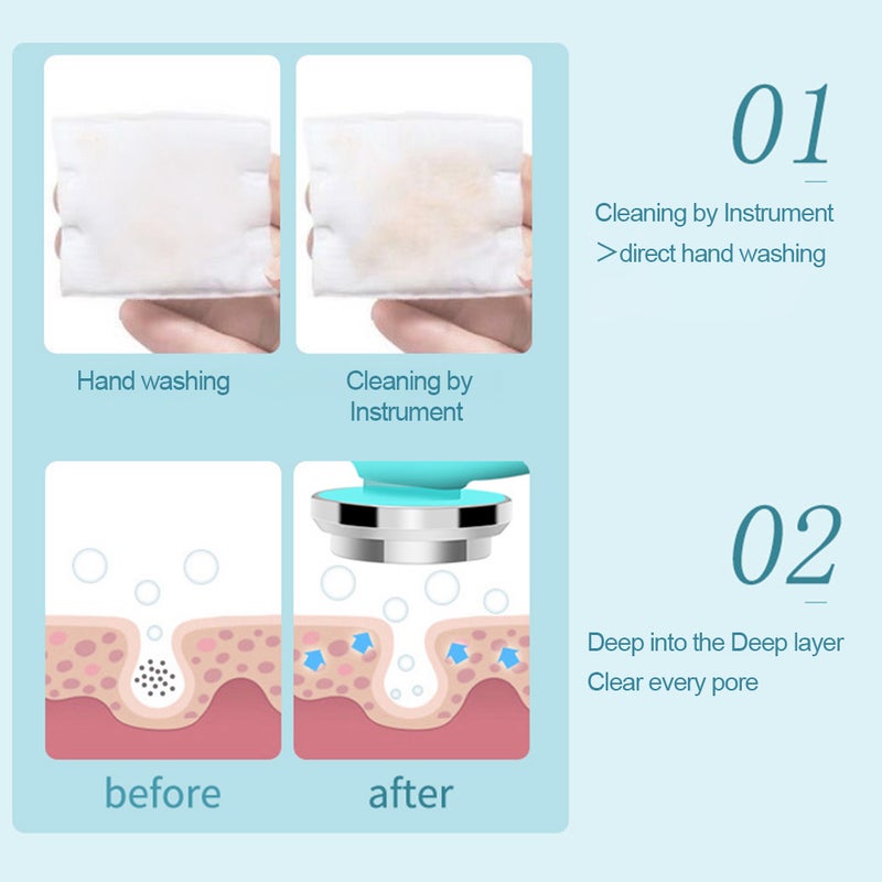 Face Electronic Ion Face Lifting Tighten Wrinkle Removal Skin Care Face Massager Red Blue Light Anti-aging Deep Cleansing Home Skin Care Device - Image 5