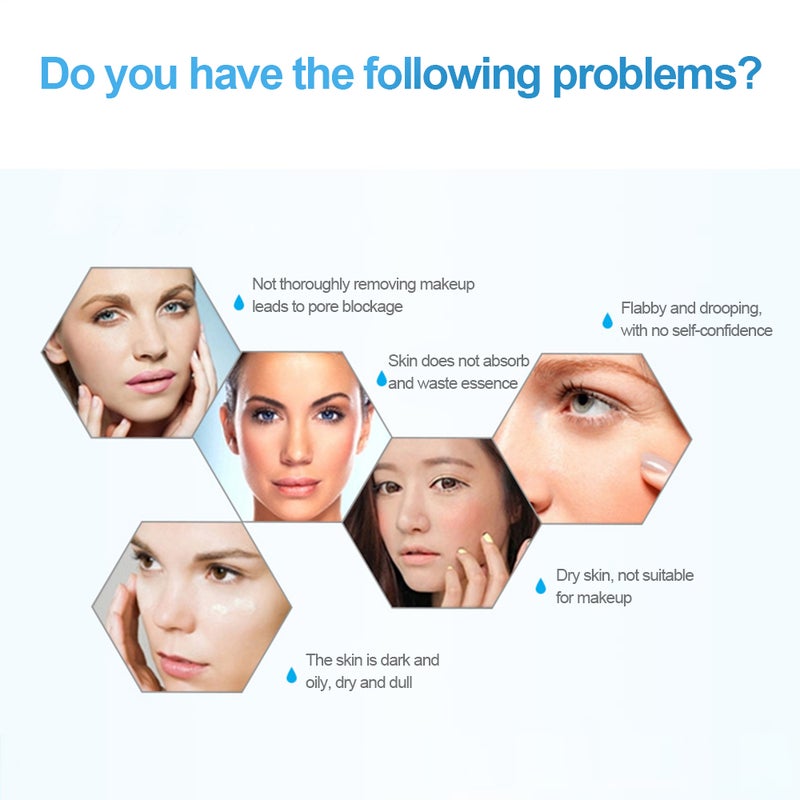 Face Electronic Ion Face Lifting Tighten Wrinkle Removal Skin Care Face Massager Red Blue Light Anti-aging Deep Cleansing Home Skin Care Device - Image 3