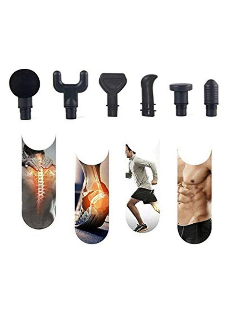 Massage Gun, Deep Tissue Massager, Portable Muscle Massage Gun for Back Neck Muscle Relieve, Quiet Brushless Motor 20 Variable Speeds Digital Display 6 Massage Heads and Carrying Case - Image 2