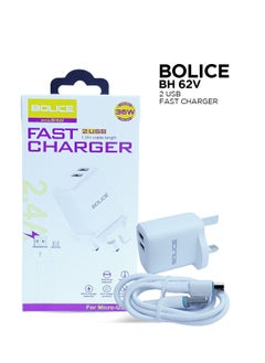 BOLICE generic bolice dual port charger Micro 30w fast charger 