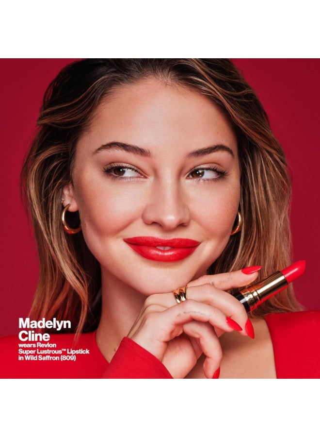 Revlon Professional Revlon Super Lustrous Lipstick, Creamy Formula For Soft, Fuller-Looking Lips, Moisturized Feel, 525 Wine With Everything, 0.15 oz - Image 5