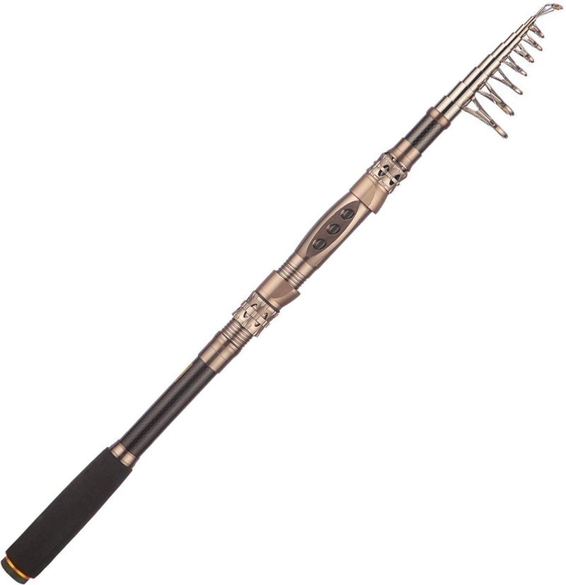 PLUSINNO Telescopic Fishing Rod Retractable Fishing Pole Rod Saltwater Travel Spinning Fishing Rods Fishing Poles - Image 2
